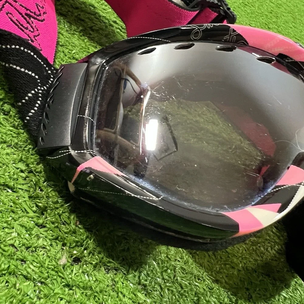 Y2K Motorcross Goggles Black And Pink Smith Optics ATV‎ Eye Wear Ventilated